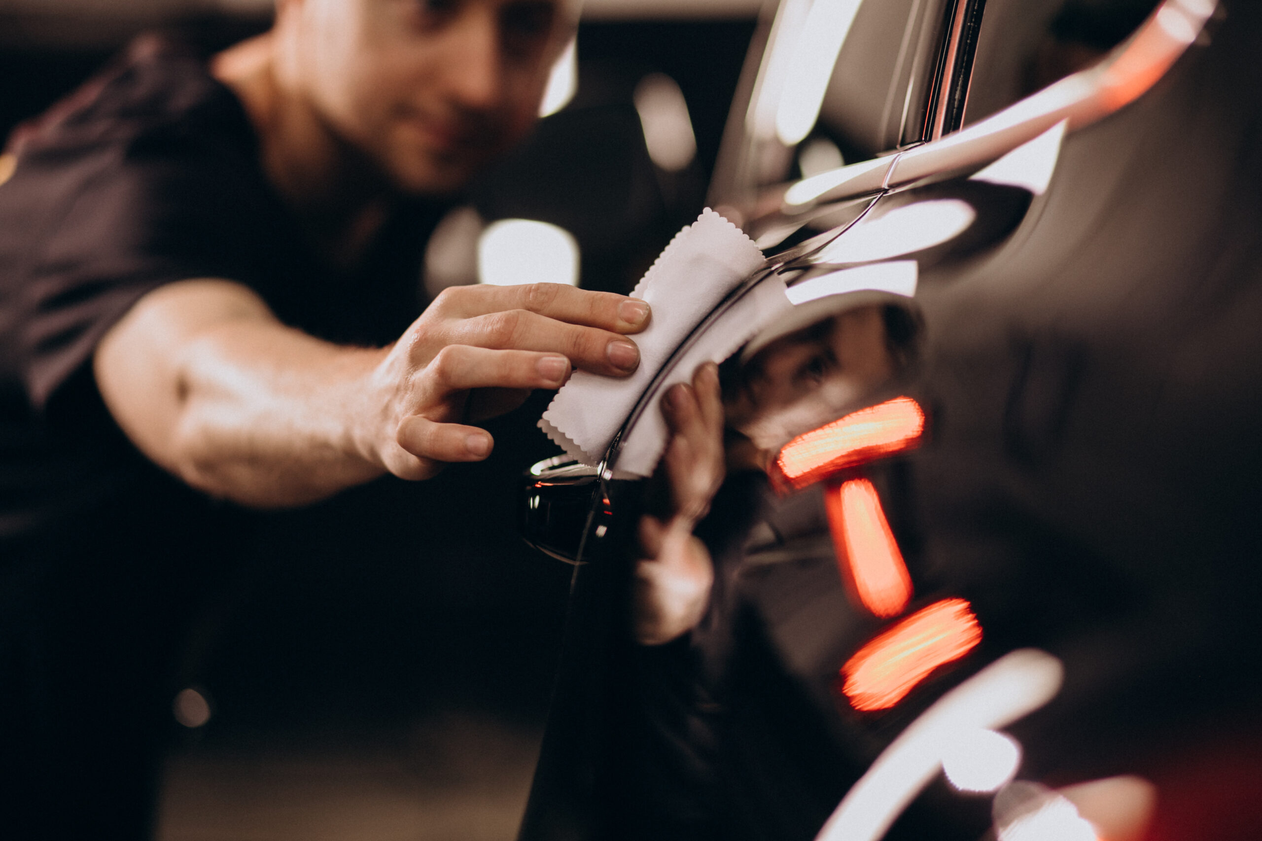 car wash detailing station